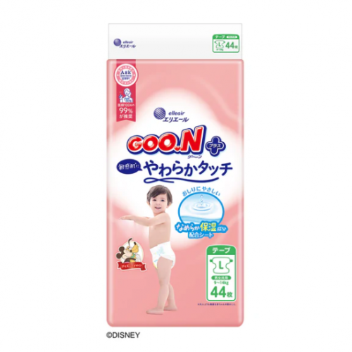 Goo.N大王 敏感肌设计纸尿片 #L 44枚